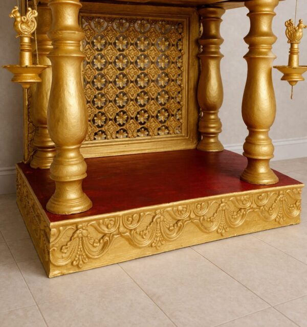 Devghar Mandir for Home in Teak Wood