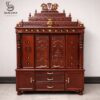 Gopuram Style Pooja Mandir with Door for Home