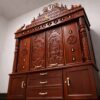 Gopuram Style Pooja Mandir with Door for Home