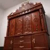 Gopuram Style Pooja Mandir with Door for Home