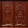 Gopuram Style Pooja Mandir with Door for Home