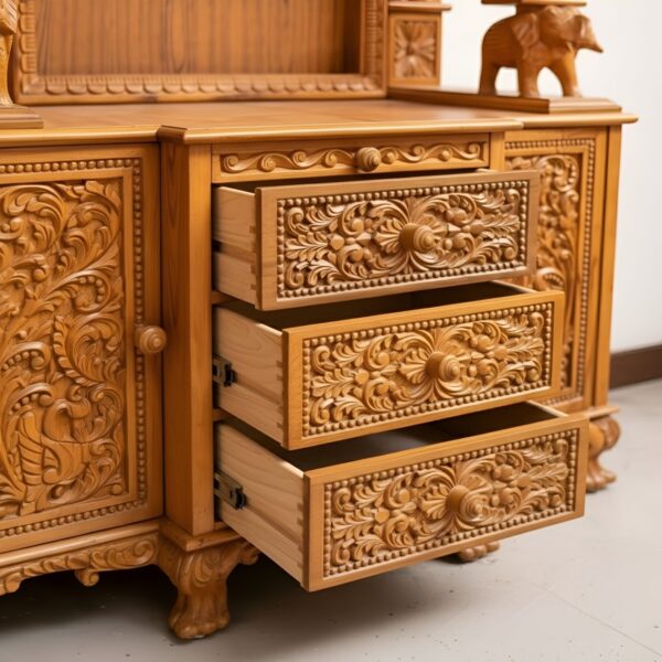 Hand Carved Temple For Home Big Size