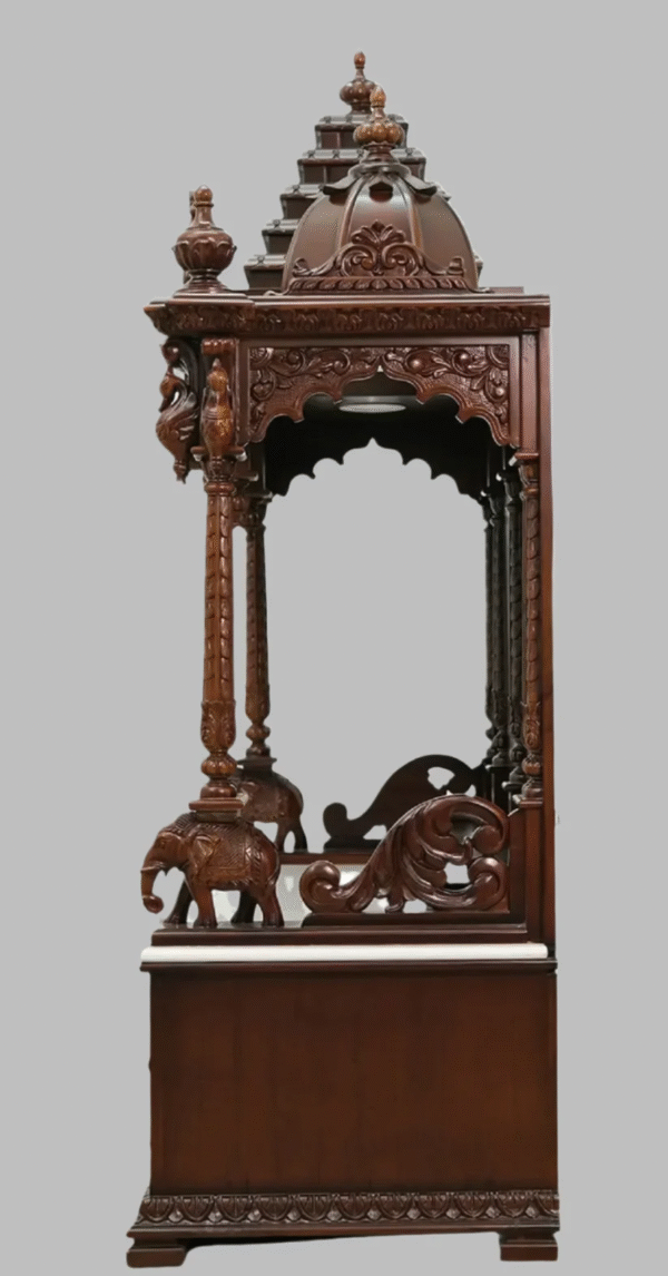 Handcrafted Large Pooja Mandir for Home