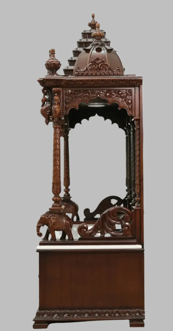 Handcrafted Large Pooja Mandir for Home
