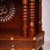 Handcrafted Om Design Small Temple for Home