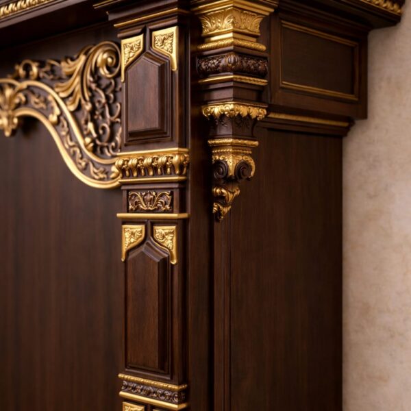 Handcrafted Pooja Wooden Mandir for Homes