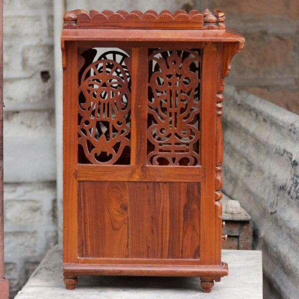 Handcrafted Wooden Chota Mandir for Home By Shalvika Living
