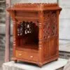 Handcrafted Wooden Chota Mandir for Home By Shalvika Living