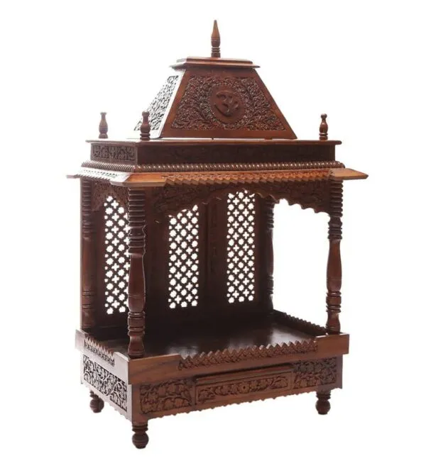 Home Mandir Wooden in Small Size – By Shalvika Living