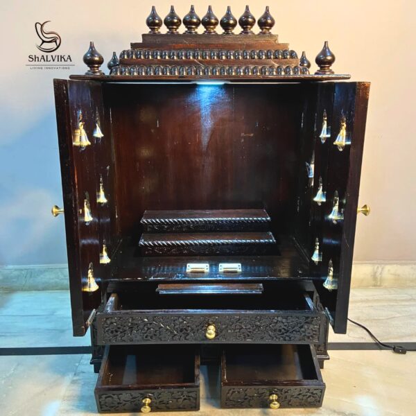 Home Temple For Home with Bells Design