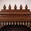 Home Wooden Mandir with Brass Bells