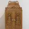 Pooja Temple for Home with Bells Door