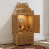 Pooja Temple for Home with Bells Door