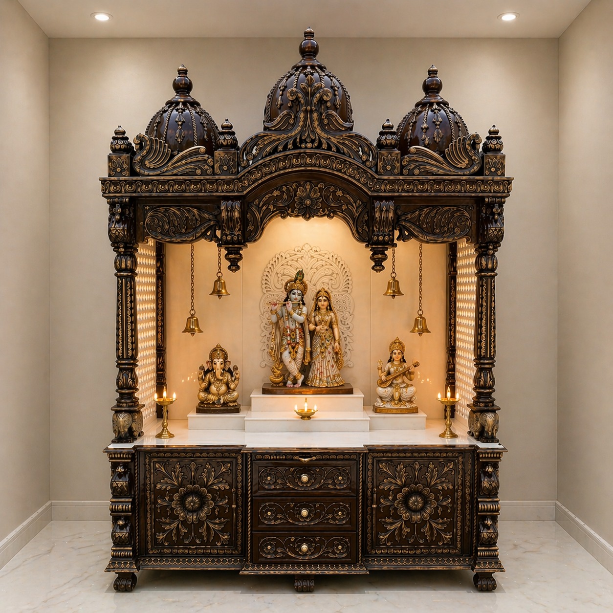 Premium Puja Mandir for Home Online