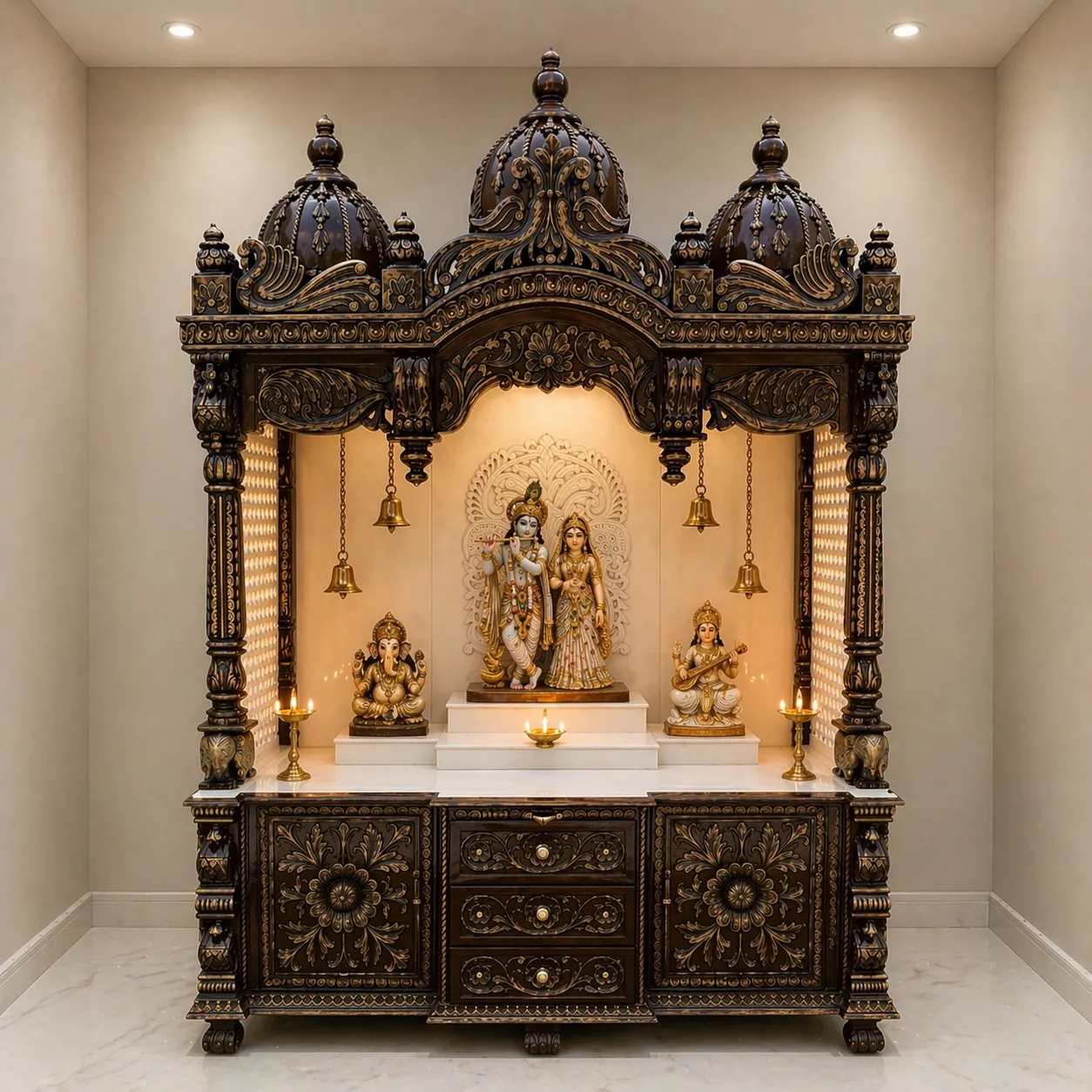 Premium Puja Mandir for Home Online