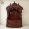 Puja Ghar Design in Teak Wood