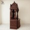 Puja Ghar Design in Teak Wood