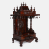 Rosewood Mandir with Flower Panel