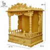 Small Temple Design For Village in Teak Wood | Shalvika Living Innovations