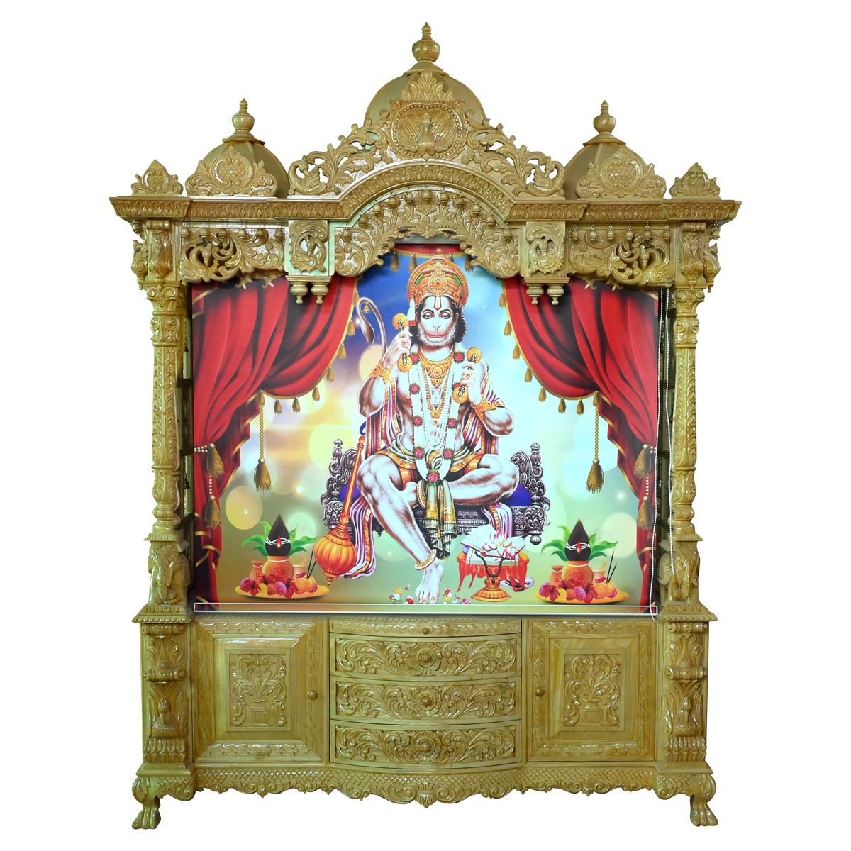 Solid Wood Temple for Home