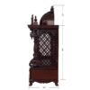 Teak Wooden 6 Feet Pooja Mandir By Shalvika Living