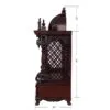 Teak Wooden 6 Feet Pooja Mandir By Shalvika Living