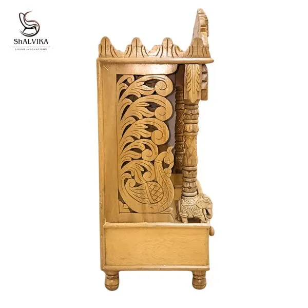 Traditional Pooja Mandir Design for Home – by Shalvika Living