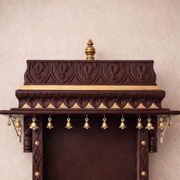 Traditional Wall Hanging Mandir Design
