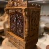 Wood Mandir with Door By Shalvika Living