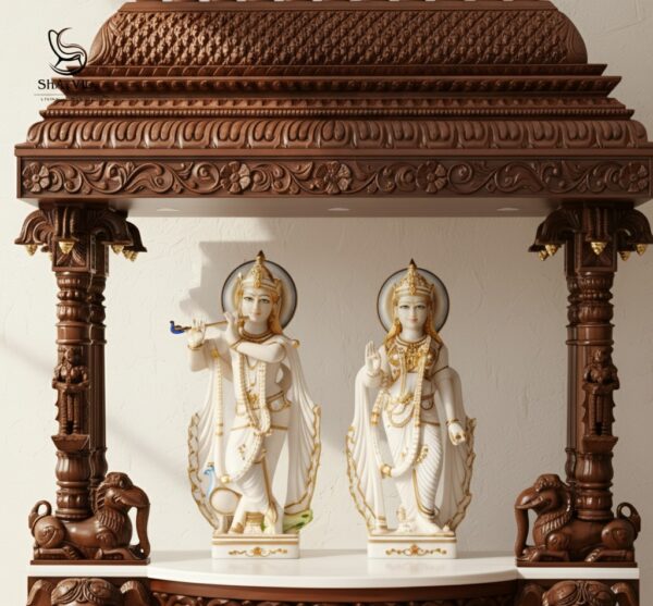Wooden Gopuram Temple South Indian Style