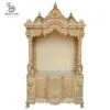 Wooden Handcarving Designer Puja Mandir for Home – Elegant Pooja Temple