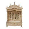 Wooden Handmade Design Temple in Teak Wood with Door