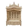 Wooden Handmade Design Temple in Teak Wood with Door
