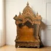 Wooden Home Puja Mandir Design in Teak Wood