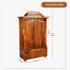 Wooden Home Temple in South Indian Designer Mandir
