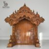 Wooden Large Size Handmade Designer Temple in Teak Wood