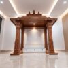 Wooden Mandir Design for Home Big Size By Shalvika Living
