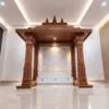 Wooden Mandir Design for Home Big Size By Shalvika Living