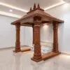 Wooden Mandir Design for Home Big Size By Shalvika Living