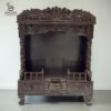 Wooden Mandir Design for Home in Teak Wood | Shalvika Living Innovations