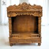 Wooden Mandir for Home – Handcrafted Teak Wood Pooja Temple by Shalvika Living