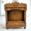 Wooden Mandir for Home – Handcrafted Teak Wood Pooja Temple by Shalvika Living