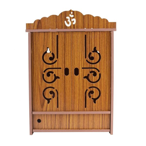 Wooden Small Temple with Door for Home
