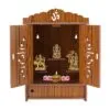 Wooden Small Temple with Door for Home