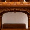 Wooden South Indian Mandir Design for Home