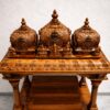 Wooden South Indian Mandir Design for Home