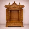 Wooden Temple for Home Design with Door By Shalvika Living Innovations